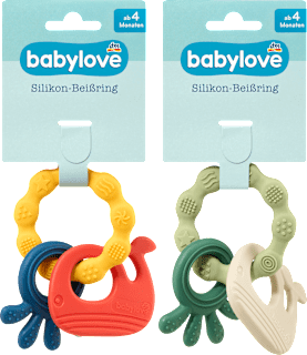 Anello massaggiagengive in silicone assort. babylove