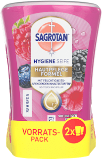 Flüssigseife No Touch Wildbeere, Nachfüllpack (2x250 ml)  Sagrotan