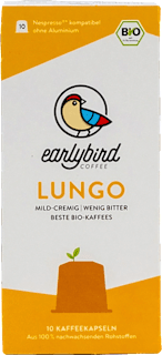 Kaffeekapseln Lungo earlybird coffee