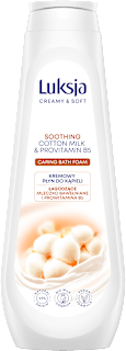 Kremowy płyn do kąpieli Cotton Milk & Provitamin B5 Luksja