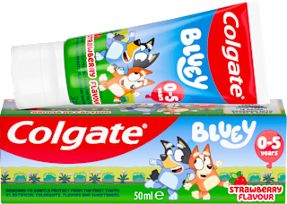Pasta do zębów dla dzieci 0-5 lat Bluey, smak truskawkowy Colgate