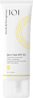 101 Fényvédő arckrém Zero Feel SPF 50 Geek&Gorgeous