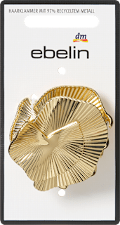 Haarklammer aus Metall, Goldoptik ebelin