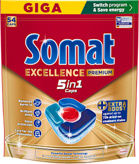 EXCELLENCE PREMIUM 5in1 tablete za sudove Somat