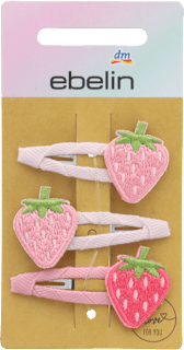 Mollette con fragole per capelli ebelin