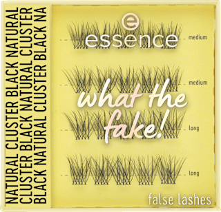 Műszempilla, What The Fake! - Nr. 06 Natural Cluster Black essence