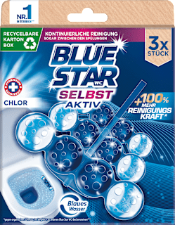 WC-Stein Selbst Aktiv Chlor BLUE STAR
