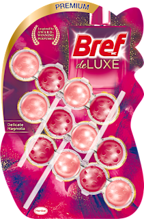 WC blok DeLuxe Delicate Magnolia 3x50 g Bref