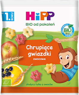 Chrupiące gwiazdki owocowe BIO HiPP