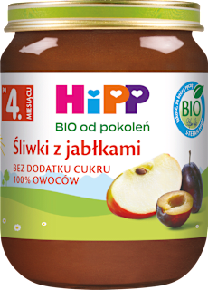 Śliwki z jabłkami BIO HiPP