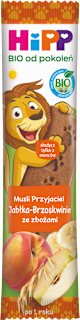 Batonik musli jabłka-brzoskwinie ze zbożami BIO HiPP