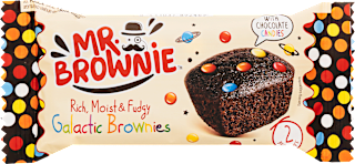 Brownie, tejcsokoládés drazséval, 2 db MR. BROWNIE