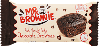 Brownie csokoládédarabokkal, 2 db MR. BROWNIE