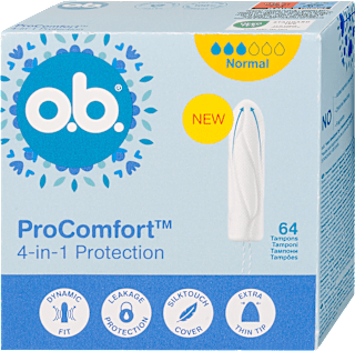 Tampon ProComfort, normal, praktikus nagy kiszerelés O.B.