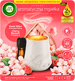 Aroma diffúzor készülék Cseresznyevirág és málna illattal AIR WICK