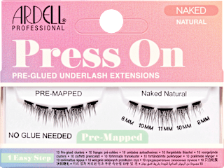 Künstliche Wimpern Press On Pre-Mapped Naked Natural ARDELL