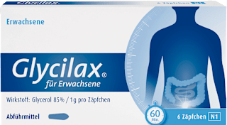 Glycilax Glycerol 85% / 1g Zäpfchen für Erwachsene Glycilax