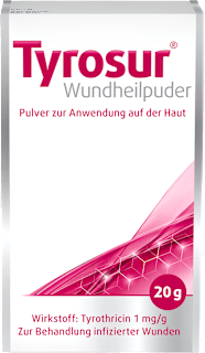 Tyrosur 1mg/g Tyrothricin Wundheilpuder Tyrosur