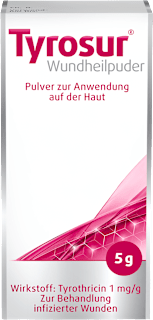 Tyrosur 1mg/g Tyrothricin Wundheilpuder Tyrosur