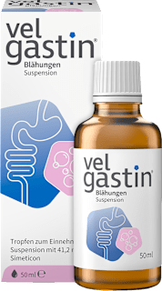 Velgastin Blähungen Suspension 41,2 mg Simeticon/ml Tropfen velgastin