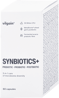 Kapsuly Synbiotics+ Prebiotic, Probiotic, Postbiotic vilgain