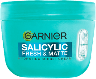 hydratační pleťový sorbet krém Salicylic Fresh & Matte GARNIER