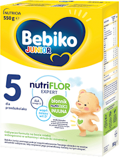 Odżywcza formuła na bazie mleka 5 dla przedszkolaka Junior nutriFLOR Expert Bebiko
