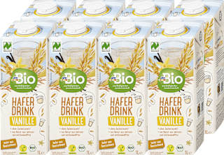 Bio ovseni napitek z vaniljo, 8 × 1 l dmBio