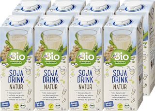 Bio sojin napitek, 8 × 1 l dmBio
