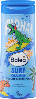 Sprchovací gél a šampón 2v1 Surfosaurus Balea