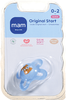 Ortodontska duda Original Start, Nature, 0-2m mam