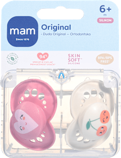 Ortodontska duda Original, Smile, 6m+ mam