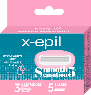 Női borotvabetét Smooth Sensation 5 pengés X-Epil