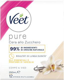Cera depilatoria orientale allo zucchero pure Veet
