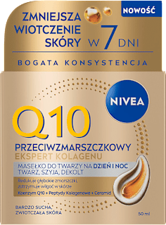 Masełko do twarzy na dzień i noc Q10 Przeciwzmarszczkowy Ekspert Kolagenu NIVEA