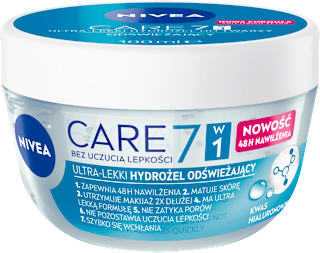 Ultra-lekki Hydrożel odświeżający Care 7w1 NIVEA