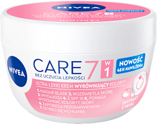 Ultra-lekki krem wyrównujący koloryt Care 7w1 NIVEA