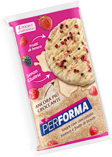 Gallette cioccolato bianco e frutti di bosco PERFORMA