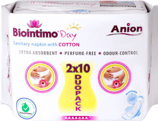 Egészségügyi betét Day, duopack Biointimo