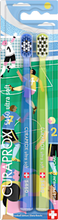 Zubné kefky Ultra Soft 5460 - Futbalová edícia CURAPROX