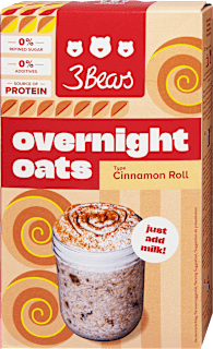 Éjszakai zabkása, fahéjas csiga ízű 3Bears