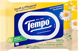 Feuchtes Toilettenpapier sanft & pflegend Kamille Tempo