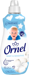 Omekšivač za rublje Baby & Sensitive – Aloe Vera, 64 pranja Ornel