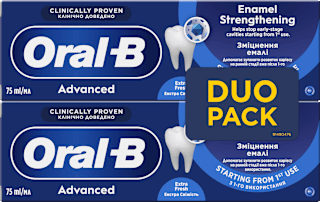 Pasta za zube Advanced Enamel Strenghtening Clean Mint, 2 x 75 ml Oral-B