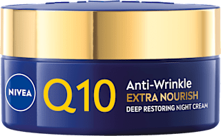 Noćna krema za lice Q10 Anti-Wrinkle Extra Nourish NIVEA