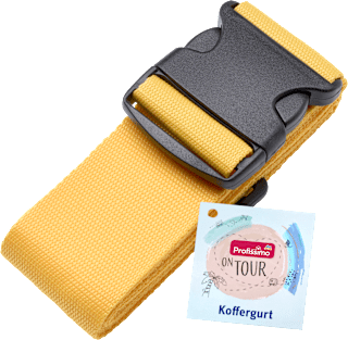 Koffergurt gelb on tour Profissimo