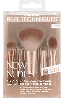 Súprava miništetcov s puzdrom New Nudes 2.0 REAL TECHNIQUES