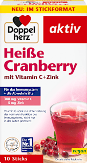 Direkt-Sticks Heiße Cranberry mit Vitamin C und Zink Doppelherz