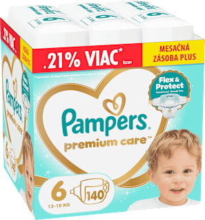 Plienky Premium Care veľ. 6 (13 - 18 kg) Pampers Premium Care