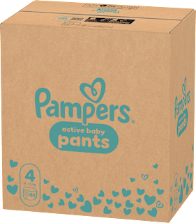 Plienkové nohavičky veľ. 4 (9 - 15 kg) Monthly Pack Pampers active baby